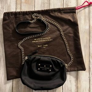 LIKE NEW Kate Spade black crossbody mini purse
